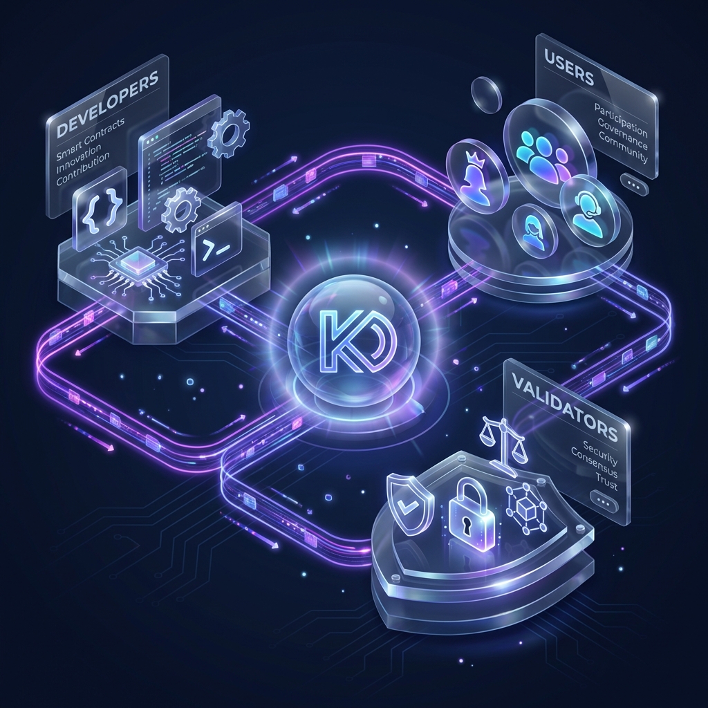 Keyra Global Decentralized Network connecting Developers, Users, and Validators