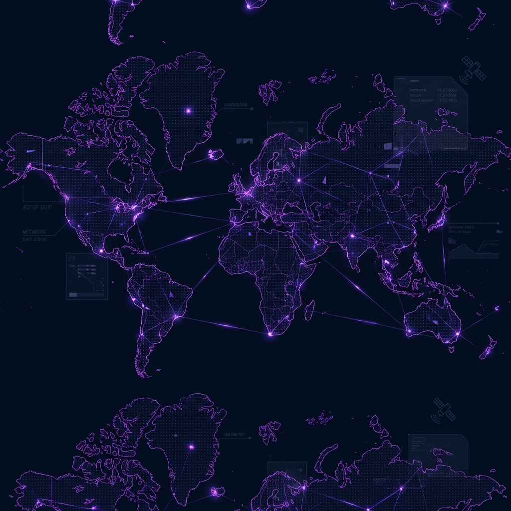Abstract global network background pattern