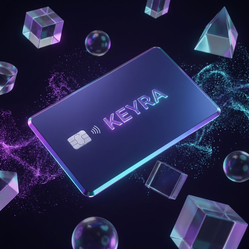 Keyra Card 3D Render